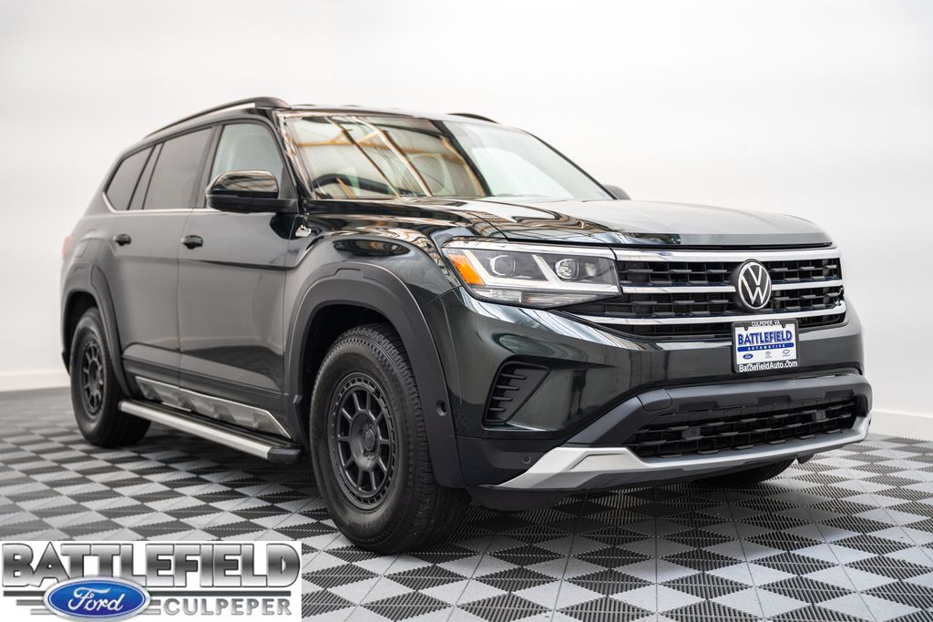 Green 2021 Volkswagen Atlas SUV / Crossover All-Wheel Drive 8-Speed Automatic