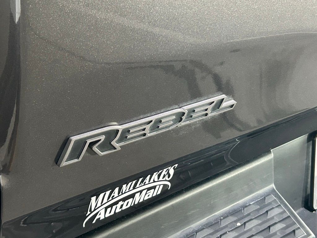 Used 2022 Granite Crystal Metallic Clearcoat Ram Rebel image 28