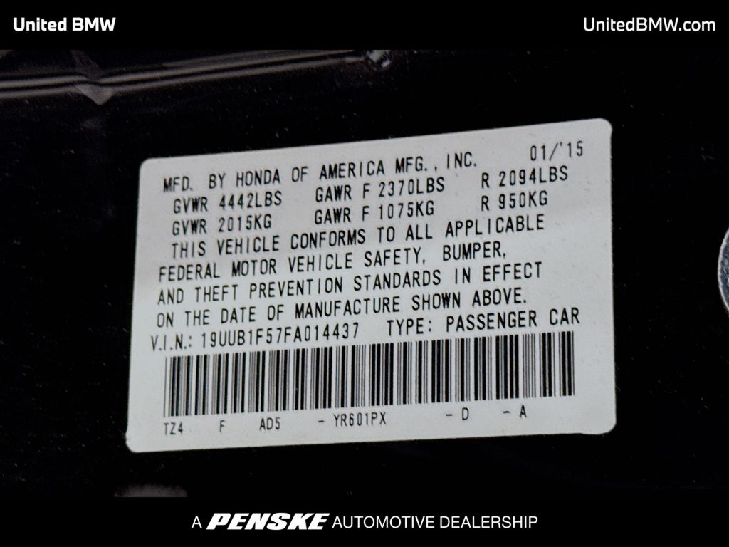 Thumbnail: 2015 Acura TLX - 15