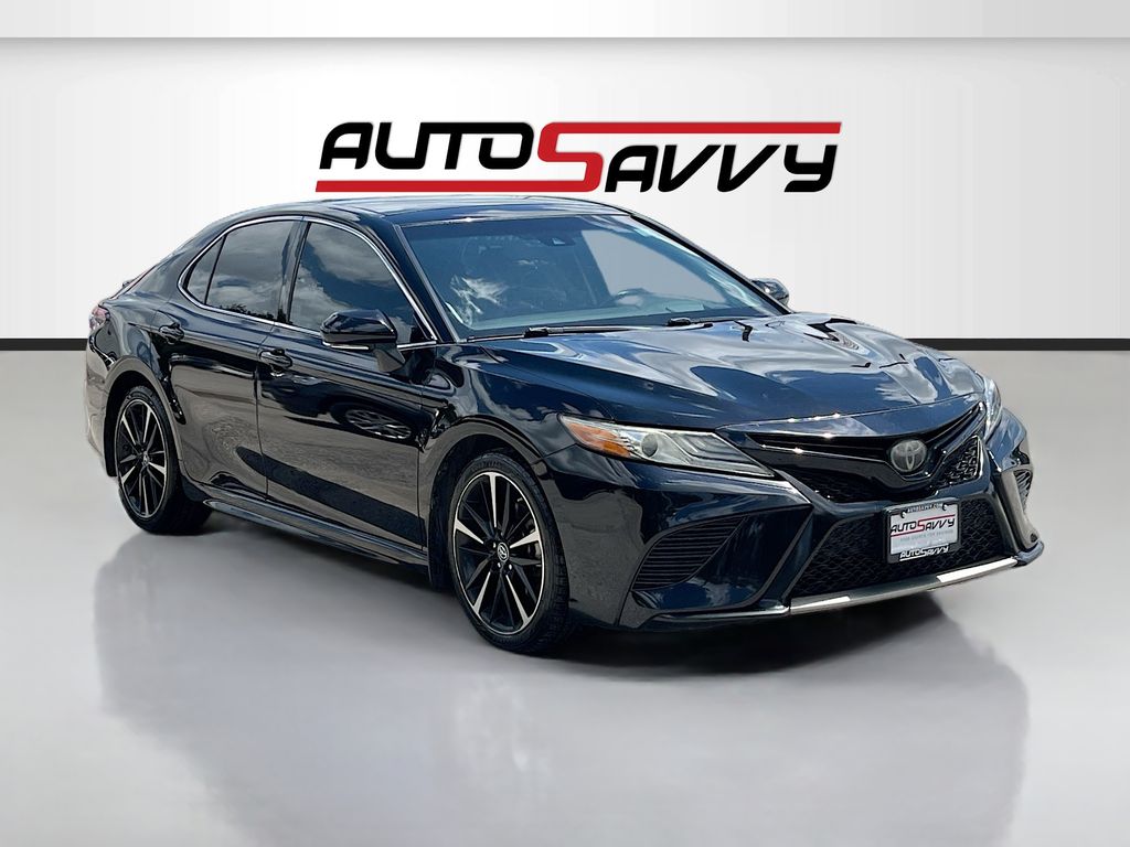2019 Toyota Camry XSE V6 Black at DeMontrond Gulf Freeway