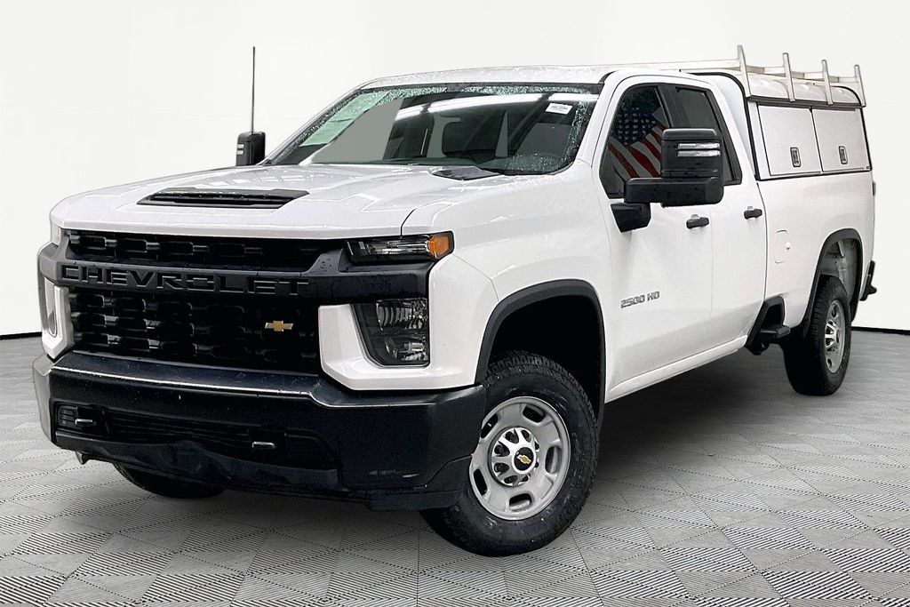 Summit White 2022 Chevrolet Silverado 2500HD Work Truck Double Cab RWD Pickup Truck 4X2 6-Speed Automatic