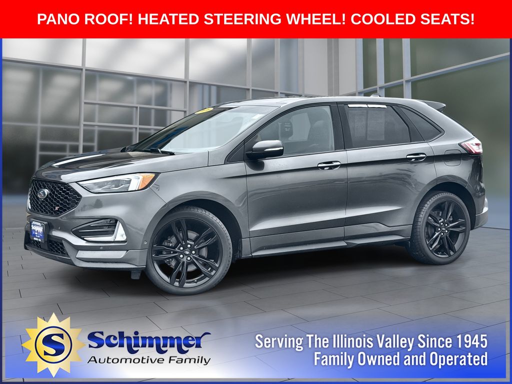 Gray 2019 Ford Edge SUV / Crossover All-Wheel Drive 8-Speed Automatic