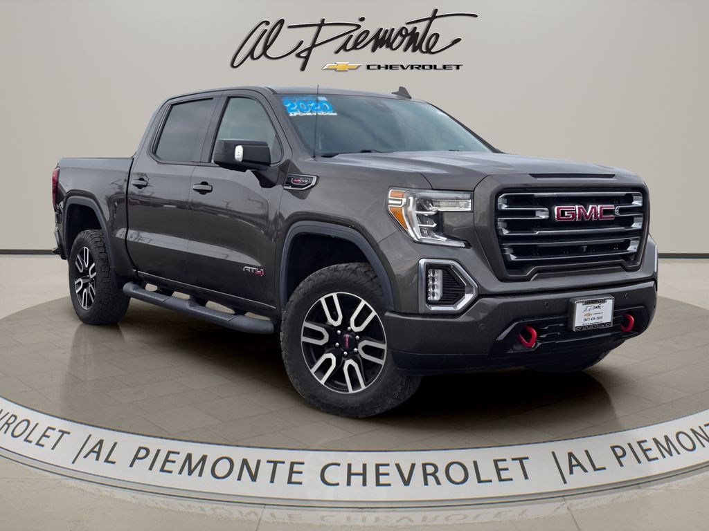Smokey Quartz Metallic 2020 GMC Sierra 1500 AT4 Crew Cab 4WD Pickup Truck Four-Wheel Drive Automatic