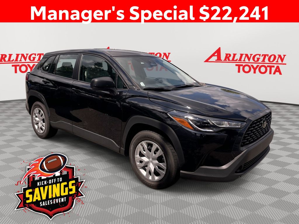 Jet Black 2024 Toyota Corolla Cross SUV / Crossover All-Wheel Drive Continuously Variable Transmission