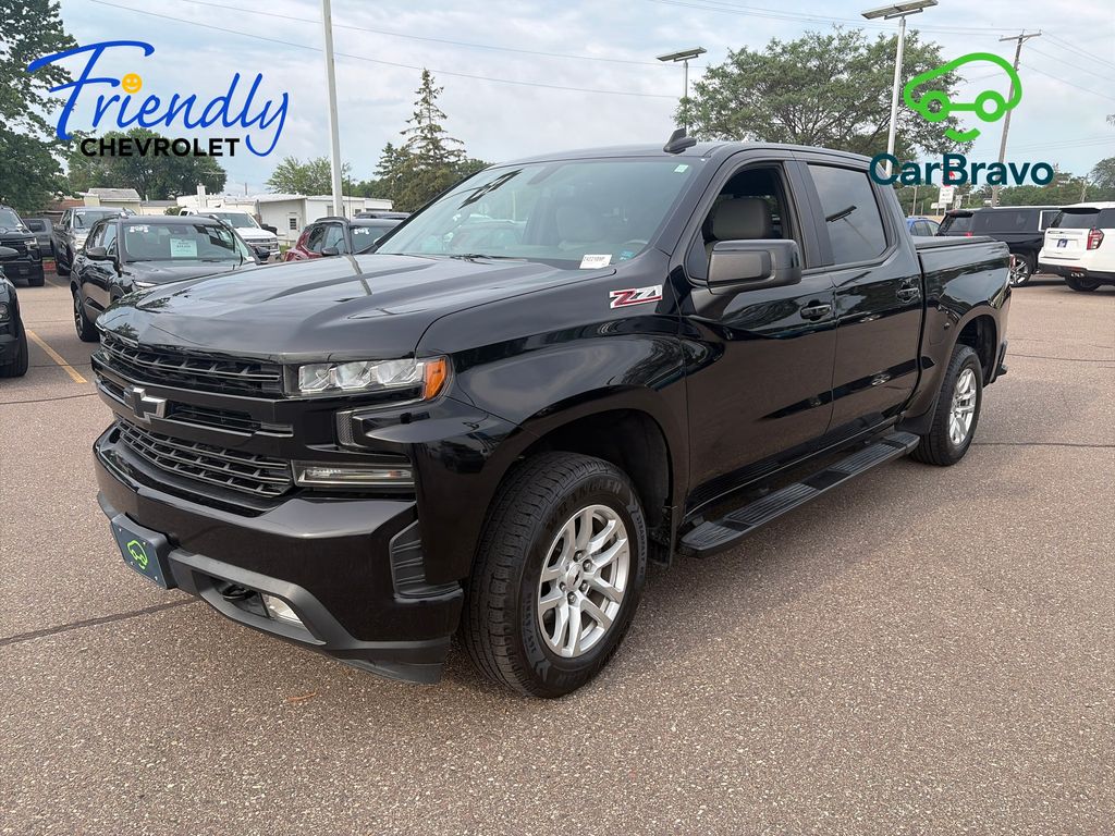 Black 2019 Chevrolet Silverado 1500 Pickup Truck Four-Wheel Drive 8-Speed Automatic