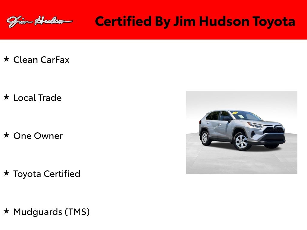 2025 Toyota RAV4 LE Silver Sky Metallic - Jim Hudson Acura - Image 3