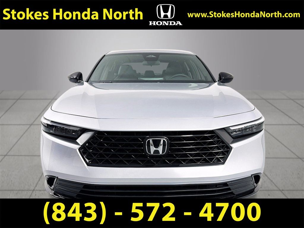 2026 Honda Accord Hybrid Sport-L Silver at Stokes Honda North