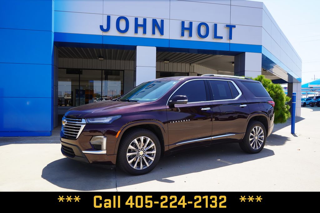 Black Cherry Metallic 2023 Chevrolet Traverse SUV / Crossover Four-Wheel Drive 9-Speed Automatic