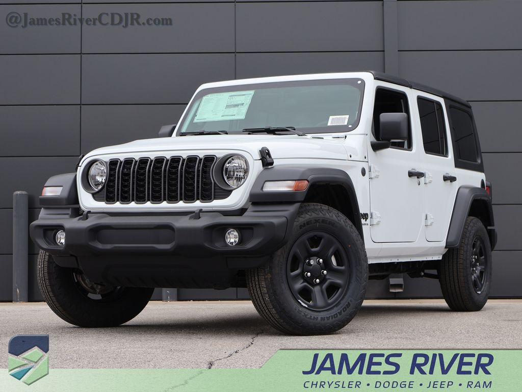 Bright White Clearcoat 2026 Jeep Wrangler SUV / Crossover Four-Wheel Drive 8-Speed Automatic