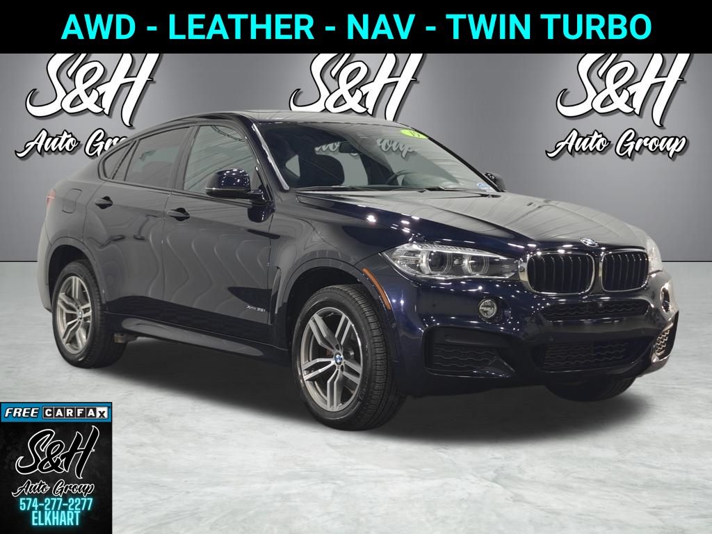 Carbon Black Metallic 2019 BMW X6 xDrive35i AWD SUV / Crossover All-Wheel Drive 8-Speed Automatic