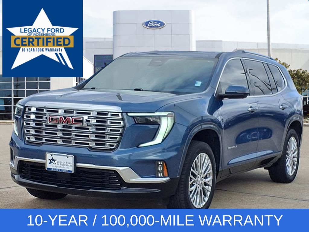 Downpour Metallic 2024 GMC Acadia Denali FWD SUV / Crossover Front-Wheel Drive 8-Speed Automatic