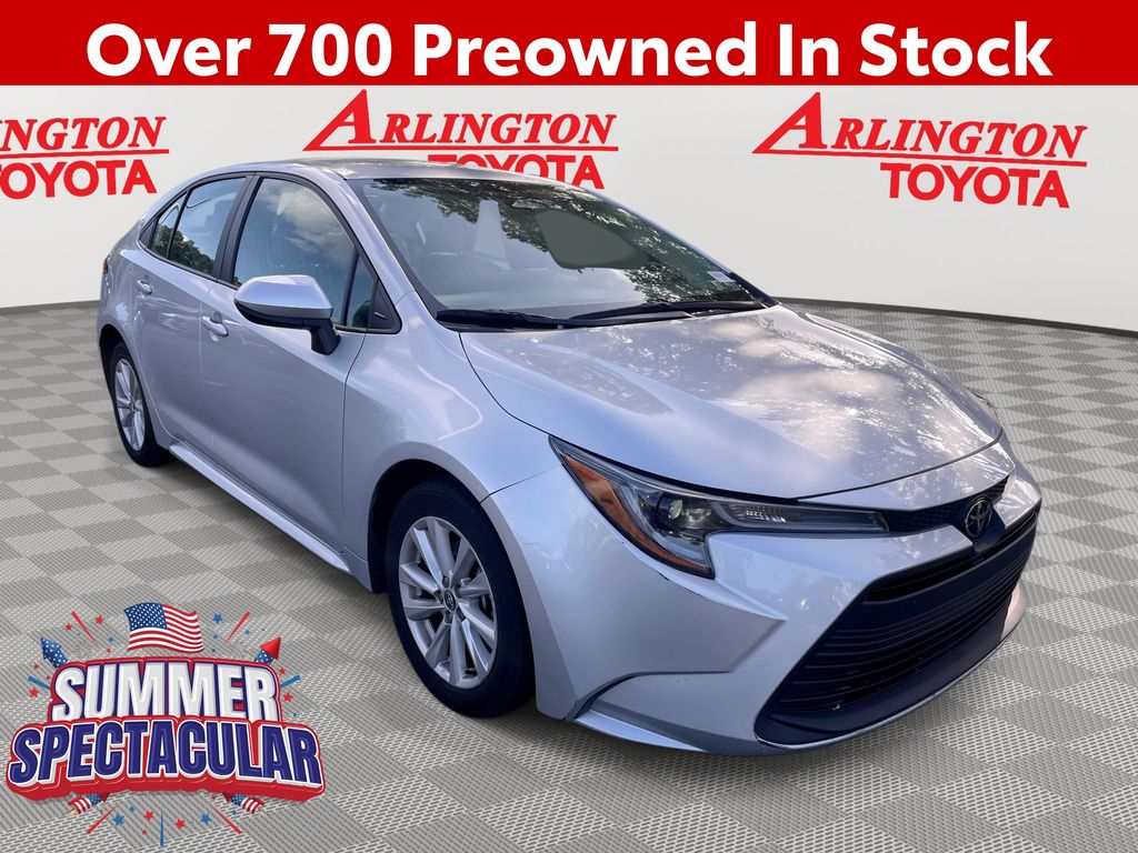 Classic Silver Metallic 2024 Toyota Corolla Sedan Front-Wheel Drive Continuously Variable Transmission