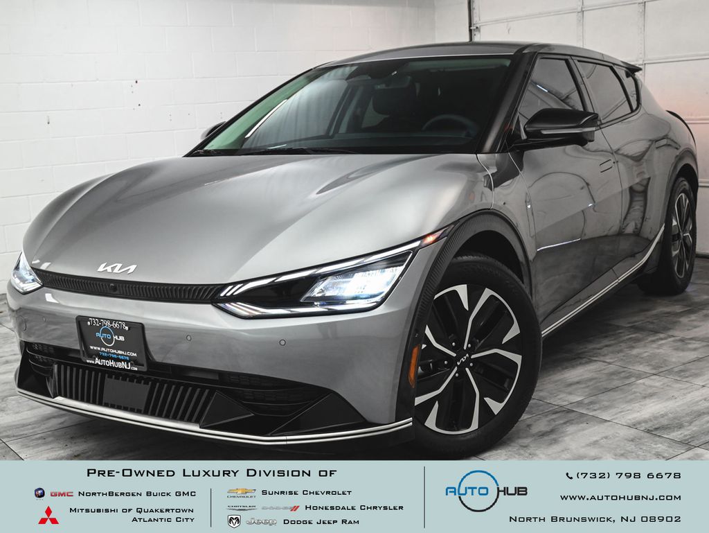 Steel Gray 2024 Kia EV6 Wind AWD SUV / Crossover All-Wheel Drive 1-Speed Automatic