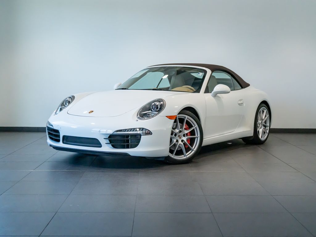 White 2013 Porsche 911 Carrera S Cabriolet RWD Convertible Rear-Wheel Drive 7-Speed Automatic