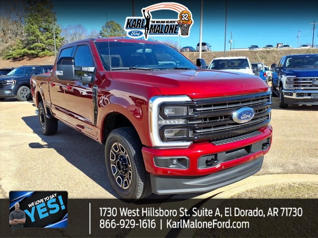 Ruby Red Metallic 2026 Ford F-250 Super Duty Platinum Crew Cab 4WD Pickup Truck Four-Wheel Drive Automatic