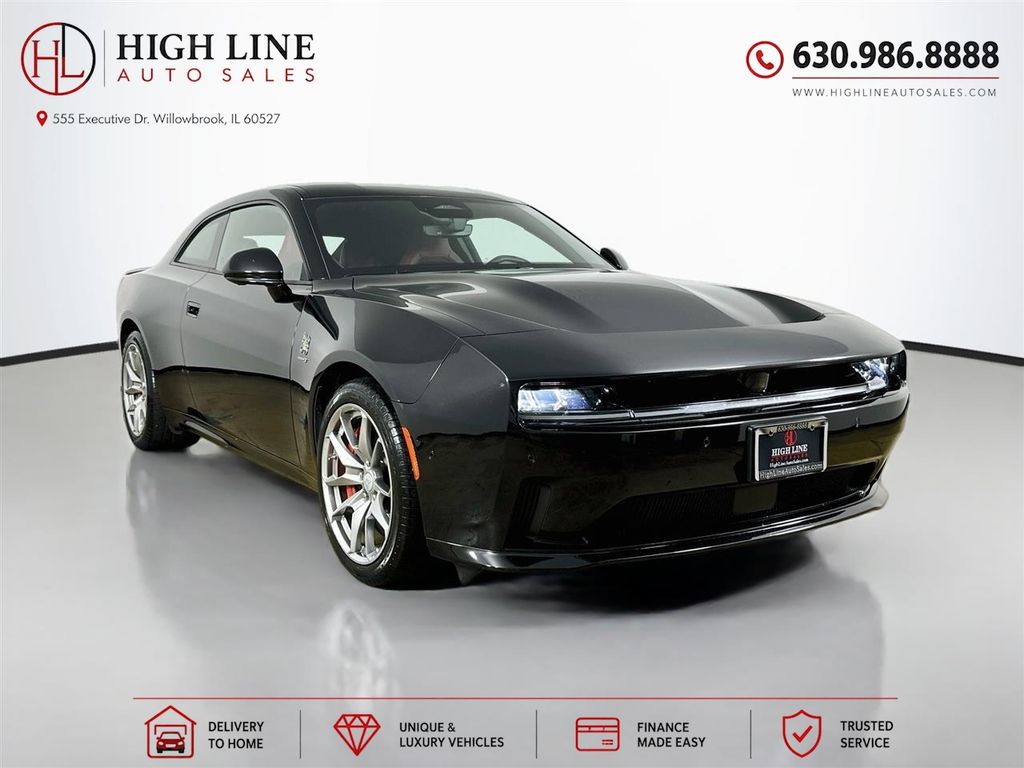 Diamond Black Crystal Pearlcoat 2024 Dodge Charger Daytona Coupe All-Wheel Drive 1-Speed Automatic