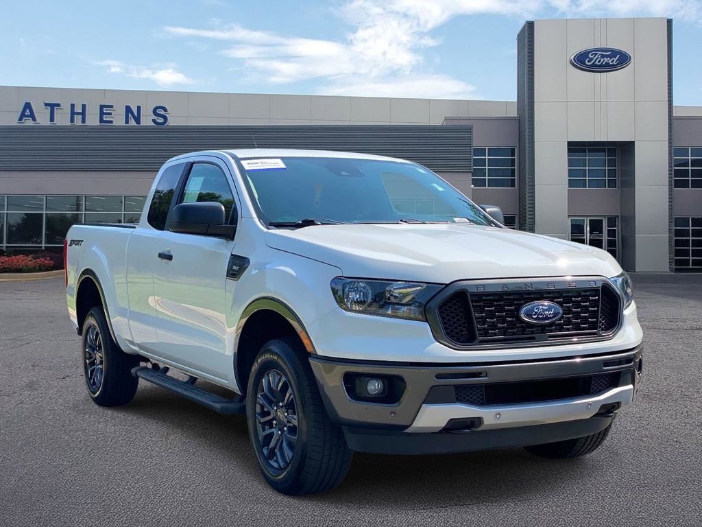 Oxford White 2019 Ford Ranger XLT SuperCab RWD Pickup Truck 4X2 Automatic