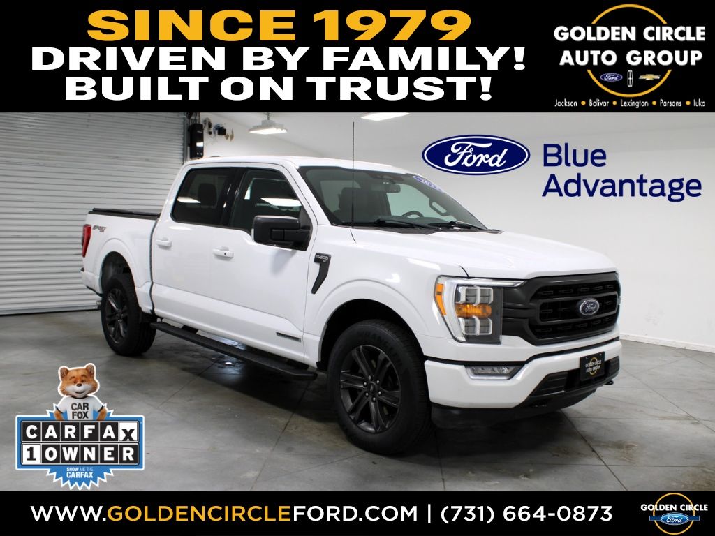 Oxford White 2023 Ford F-150 Pickup Truck Four-Wheel Drive 10-Speed Automatic