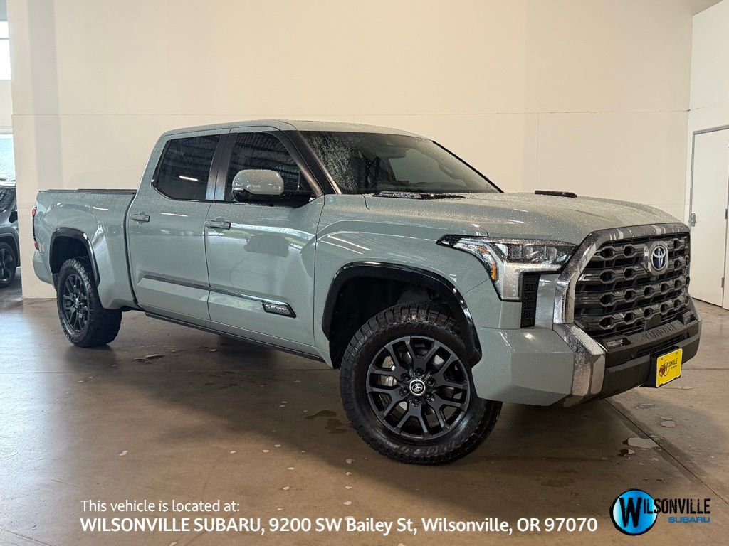 2024 Toyota Tundra Hybrid Platinum HV CrewMax Cab LB 4WD Pickup Truck Four-Wheel Drive Automatic