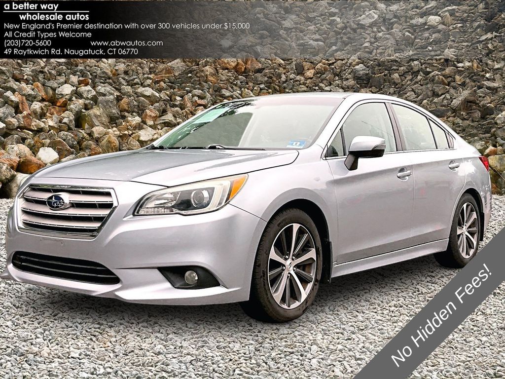 Ice Silver Metallic 2015 Subaru Legacy Sedan All-Wheel Drive Continuously Variable Transmission