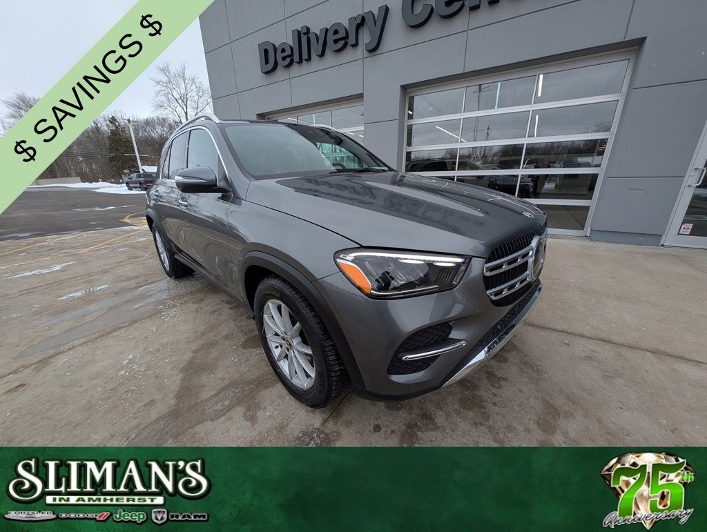 Gray (Selenite Grey Metallic) 2025 Mercedes-Benz GLE 350 4MATIC SUV / Crossover All-Wheel Drive 9-Speed Automatic