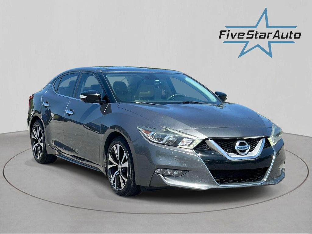 Gray (Gun Metallic) 2017 Nissan Maxima Sedan Front-Wheel Drive Continuously Variable Transmission