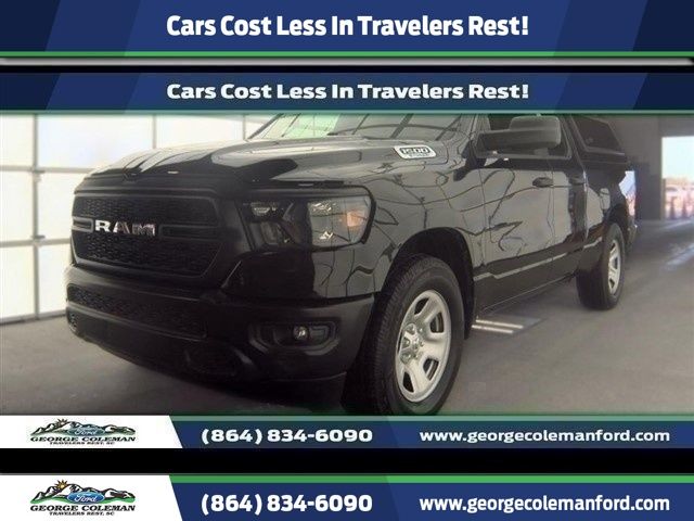 Diamond Black Crystal Pearlcoat 2023 RAM 1500 Pickup Truck Four-Wheel Drive 8-Speed Automatic