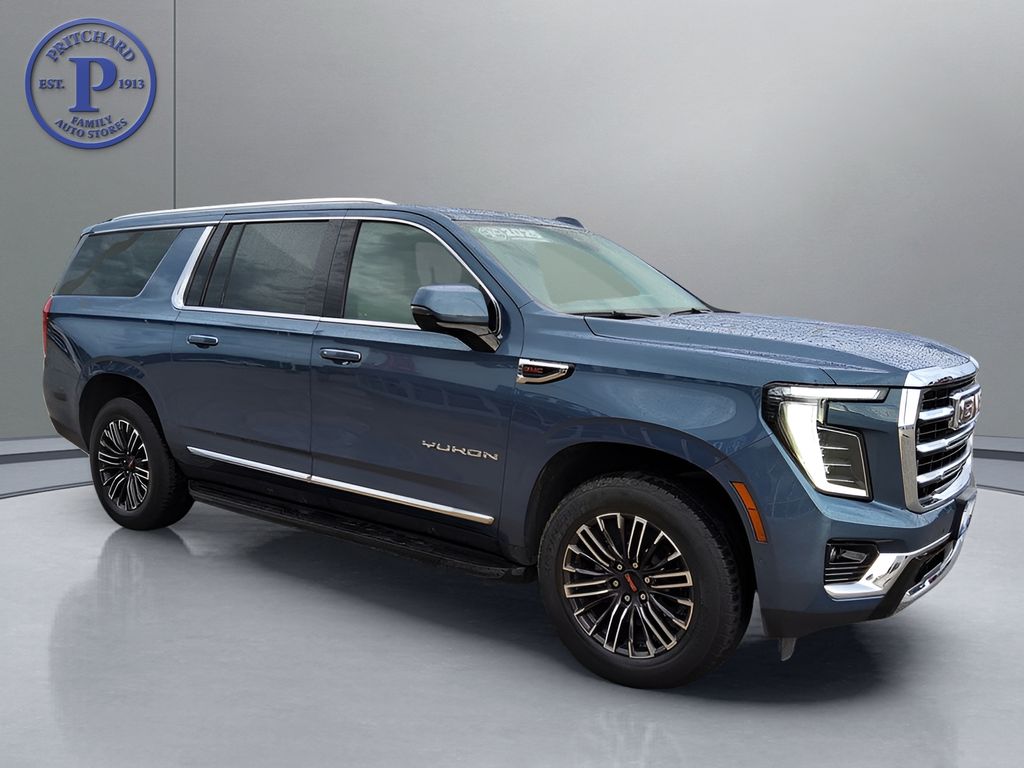 Downpour Metallic 2025 GMC Yukon XL Elevation 4WD SUV / Crossover Four-Wheel Drive