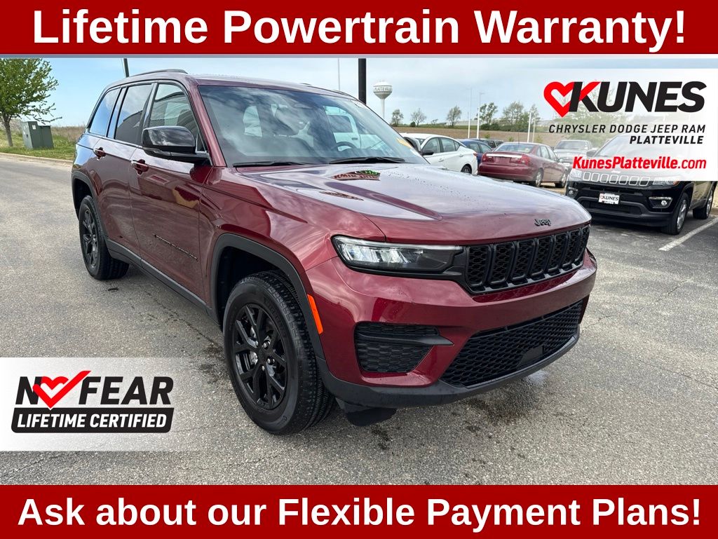 Velvet Red Pearlcoat 2024 Jeep Grand Cherokee SUV / Crossover Four-Wheel Drive 8-Speed Automatic
