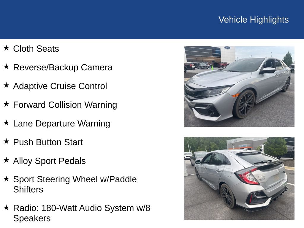 2021 Honda Civic Sport