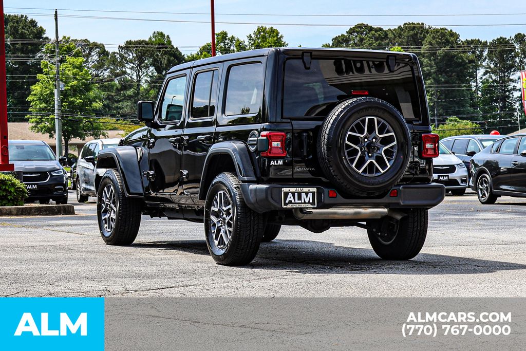 Used 2025 Black Jeep Sahara / MT Certified image 7
