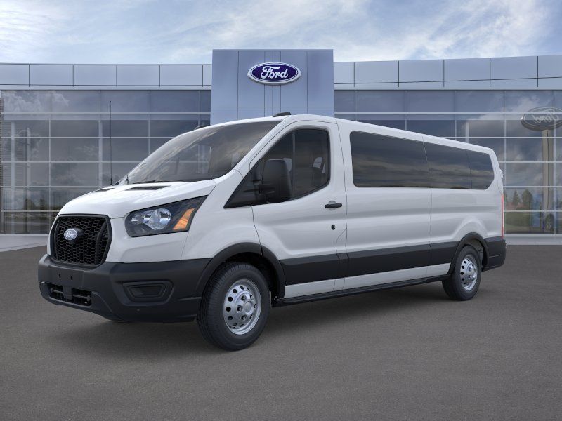 Oxford White 2026 Ford Transit Passenger Van All-Wheel Drive 