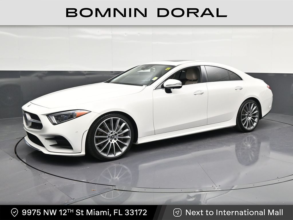 Polar White 2019 Mercedes-Benz CLS 450 RWD Sedan Rear-Wheel Drive 9-Speed Automatic