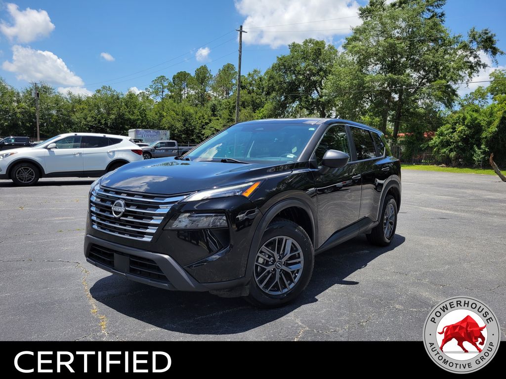 Super Black 2024 Nissan Rogue SUV / Crossover Front-Wheel Drive Continuously Variable Transmission