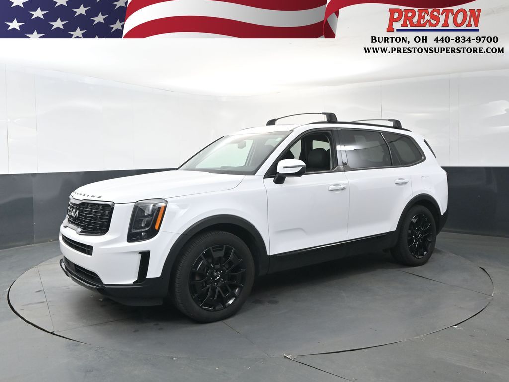 Glacial White Pearl 2022 Kia Telluride EX AWD SUV / Crossover All-Wheel Drive 8-Speed Automatic