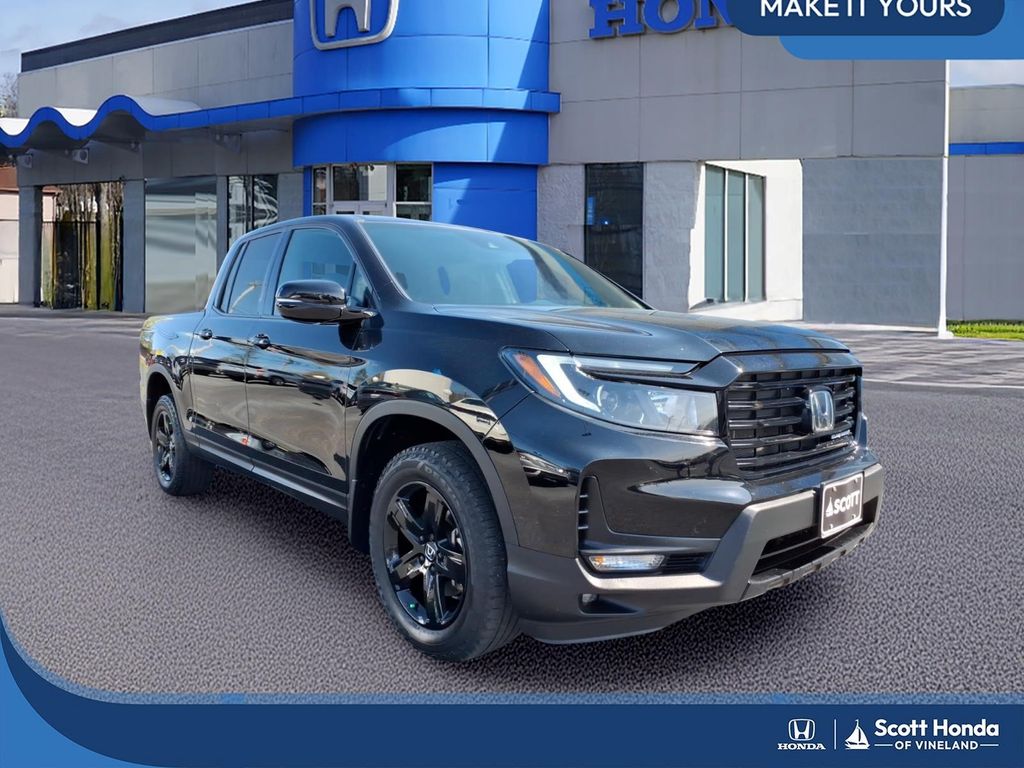 Crystal Black Pearl 2023 Honda Ridgeline Black Edition AWD Pickup Truck All-Wheel Drive 9-Speed Automatic
