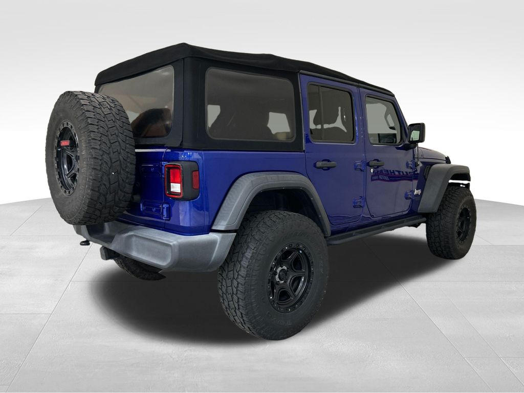Used 2018 Blue Jeep Unlimited Sport S image 5