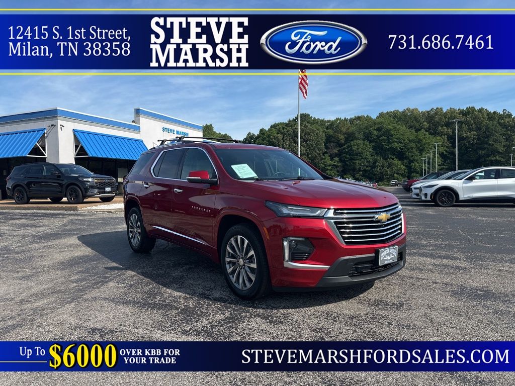 Radiant Red Tintcoat 2023 Chevrolet Traverse SUV / Crossover Front-Wheel Drive 9-Speed Automatic