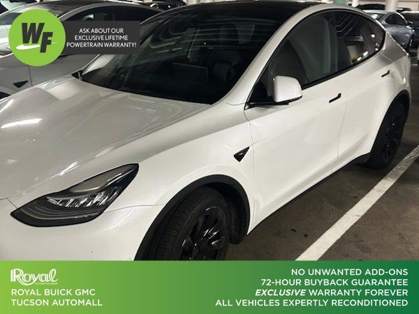 White 2022 Tesla Model Y Long Range AWD SUV / Crossover All-Wheel Drive 1-Speed Automatic