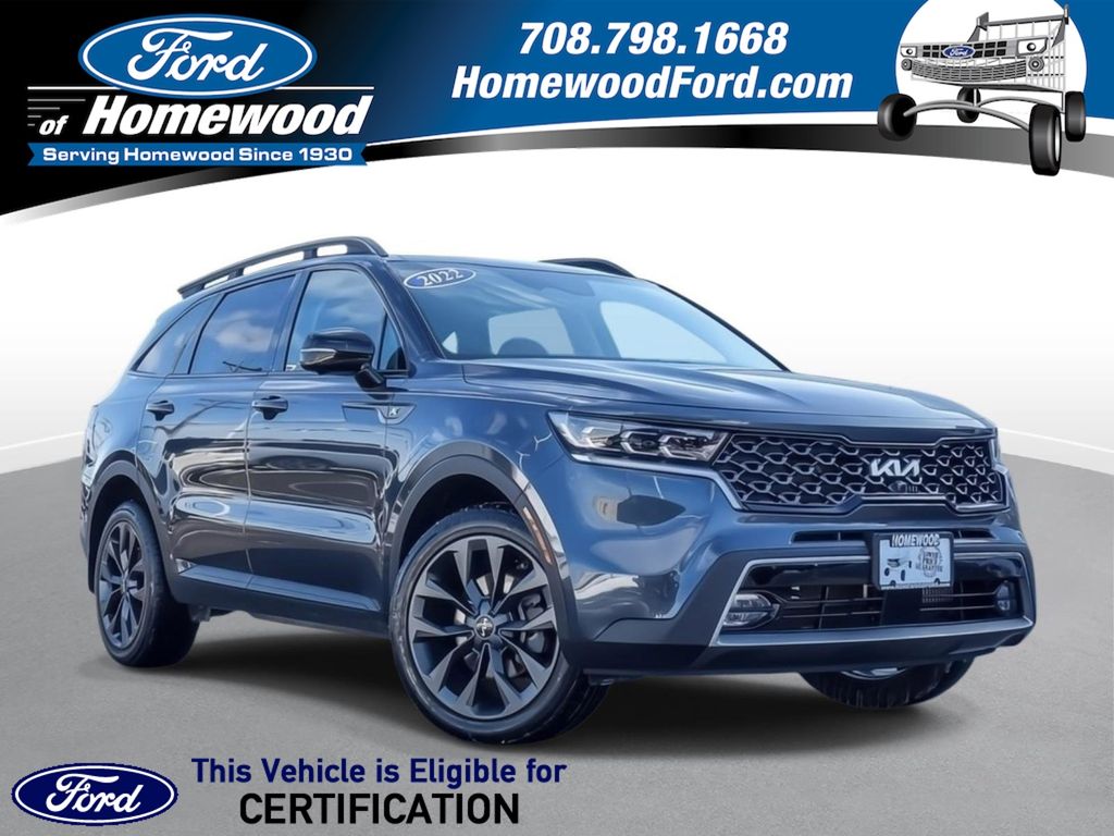 Gravity Gray 2022 Kia Sorento X-Line SX Prestige AWD SUV / Crossover All-Wheel Drive 8-Speed Dual Clutch