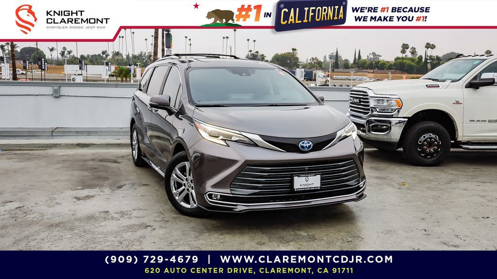 Predawn Gray Mica 2024 Toyota Sienna Minivan All-Wheel Drive Continuously Variable Transmission