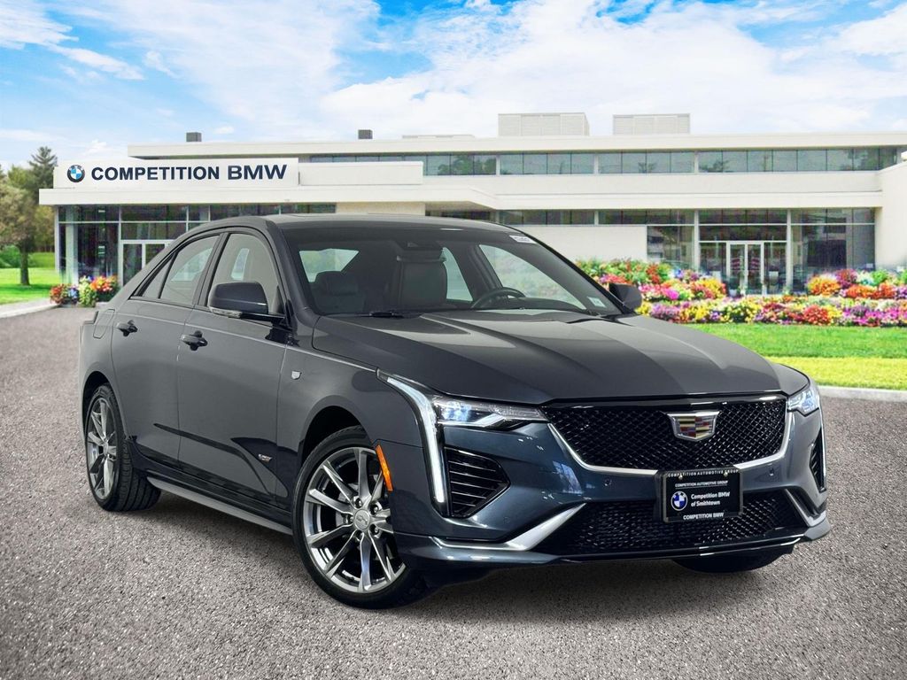 Deep Space Metallic 2025 Cadillac CT4 Sport AWD Sedan All-Wheel Drive 8-Speed Automatic