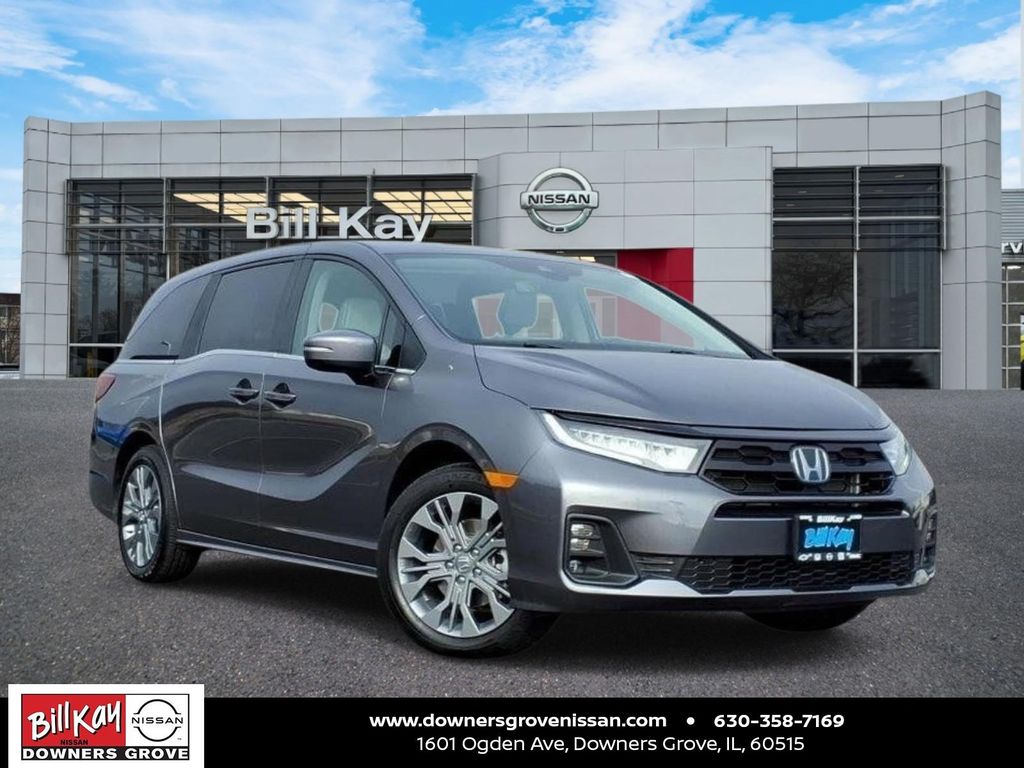Gray 2026 Honda Odyssey Touring FWD Minivan Front-Wheel Drive Automatic