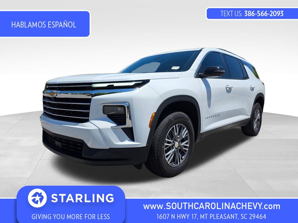 Summit White 2026 Chevrolet Traverse LT FWD SUV / Crossover Front-Wheel Drive 8-Speed Automatic