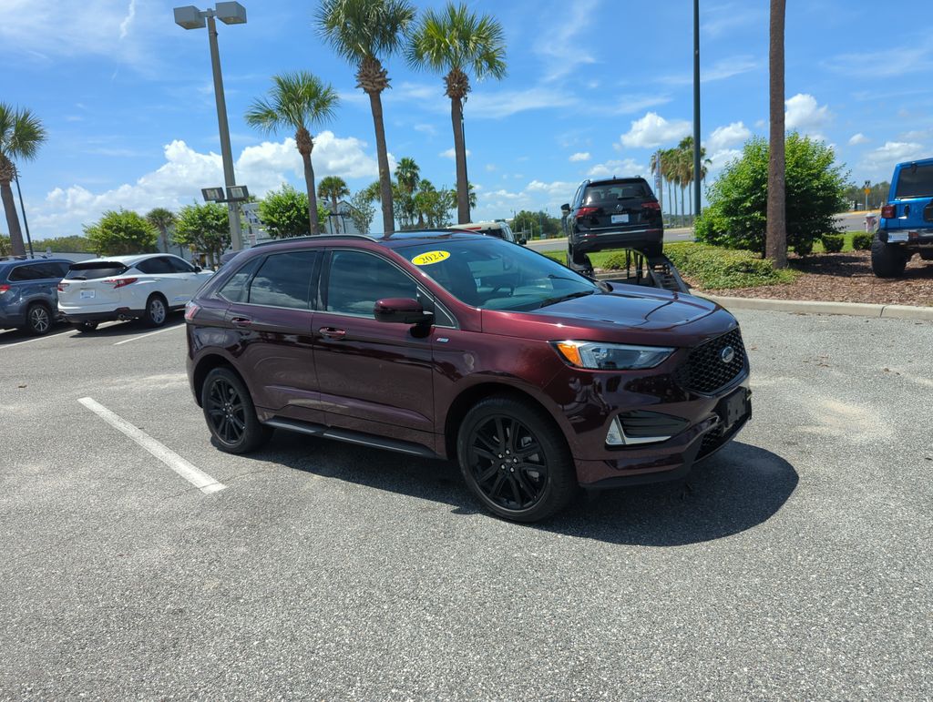 Red (Burgundy) 2024 Ford Edge SUV / Crossover All-Wheel Drive 8-Speed Automatic