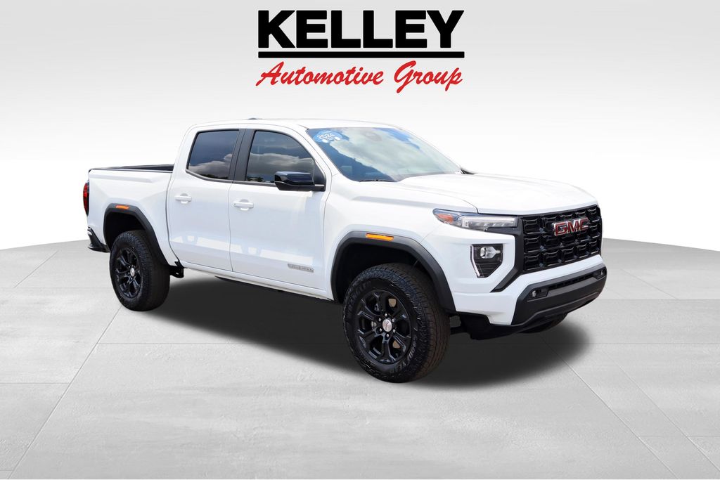 Summit White 2024 GMC Canyon Elevation Crew Cab RWD Pickup Truck 4X2 8-Speed Automatic