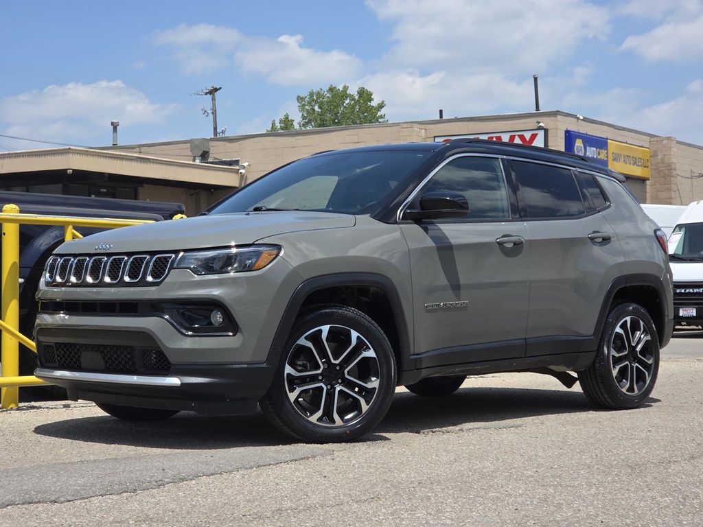 Gray Clearcoat 2023 Jeep Compass SUV / Crossover Four-Wheel Drive 8-Speed Automatic