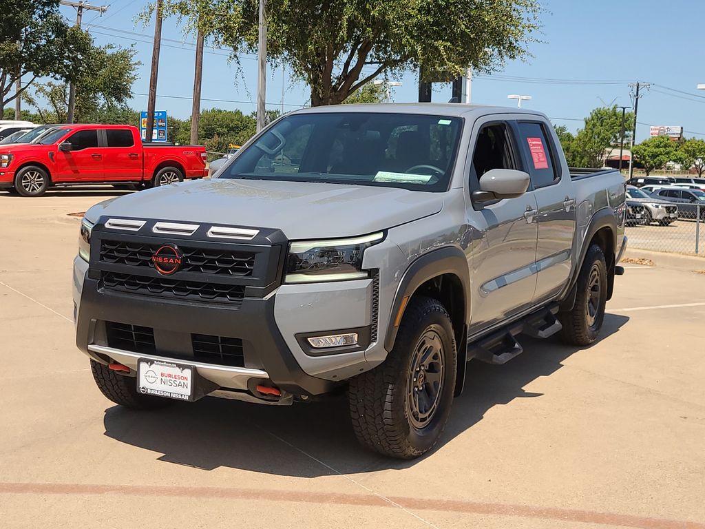 Boulder Gray Pearl 2026 Nissan Frontier Pickup Truck Four-Wheel Drive 9-Speed Automatic Overdrive