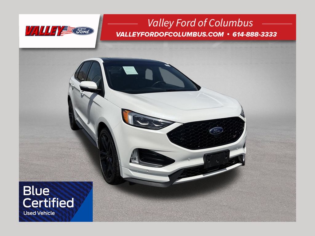 White Metallic 2020 Ford Edge SUV / Crossover All-Wheel Drive 8-Speed Automatic