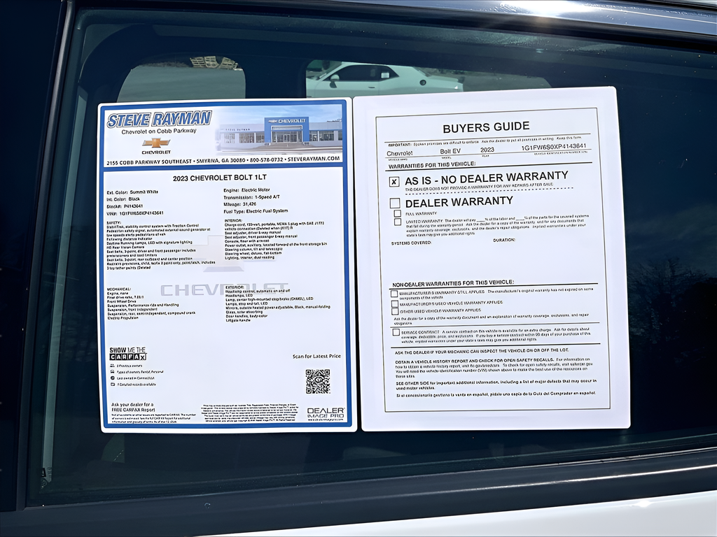 Used 2023 Chevrolet Bolt EV 1LT 4D Wagon